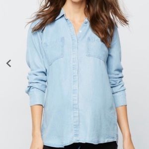 Splendid Maternity Chambray Button Down
